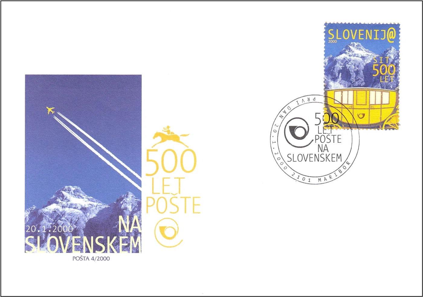 500 LET POŠTE NA SLOVENSKEM